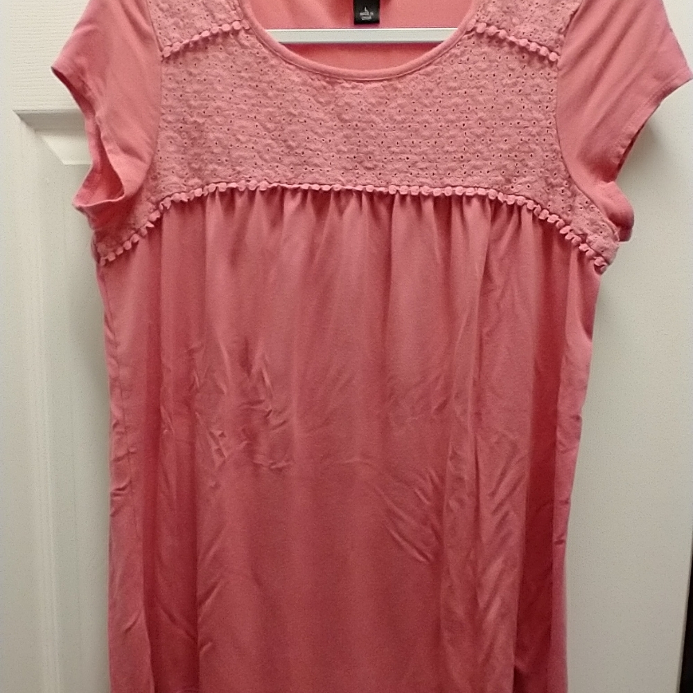 AB Studio Women’s Sz. L Melon top